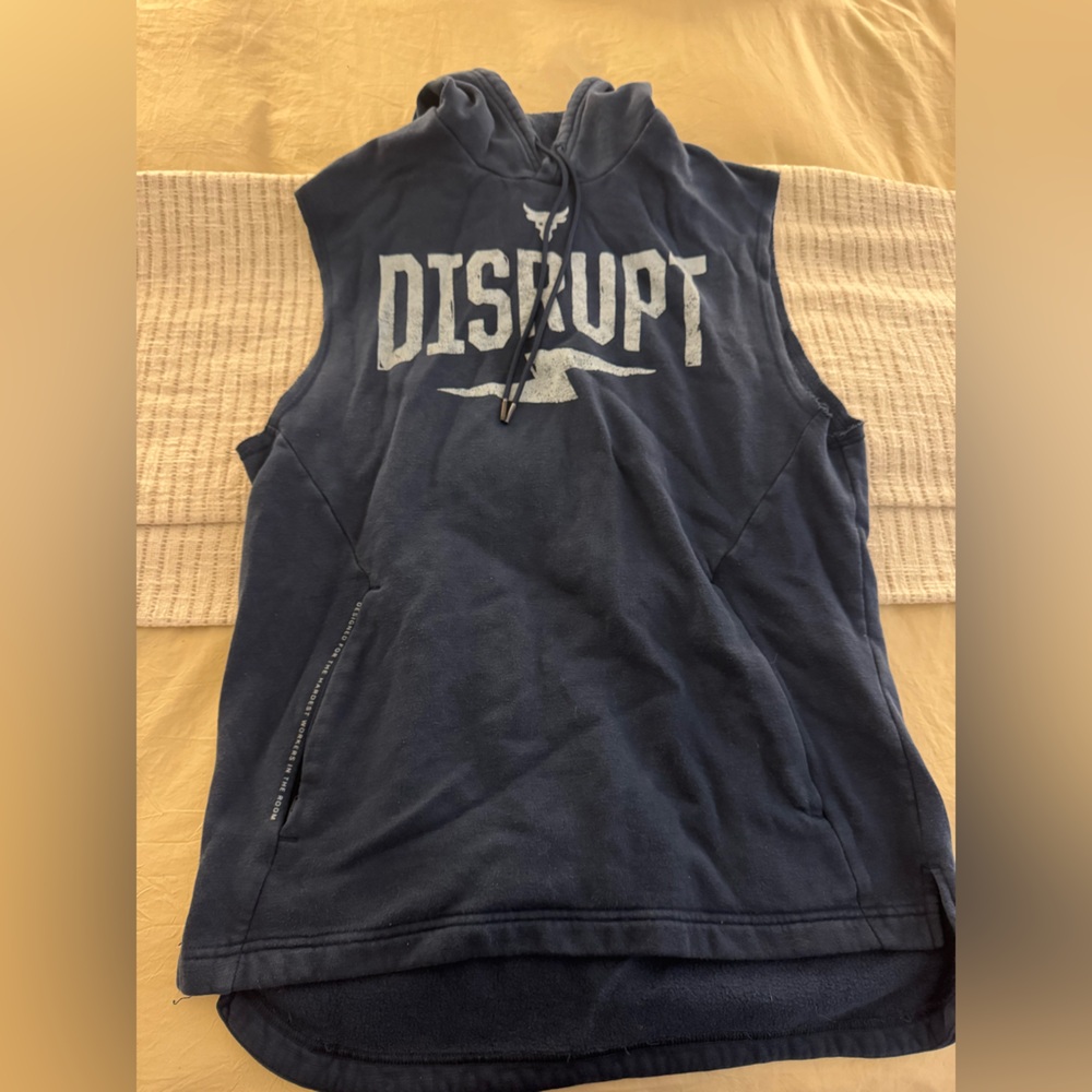 Under Armour Navy Hoodie Project Rock Medium